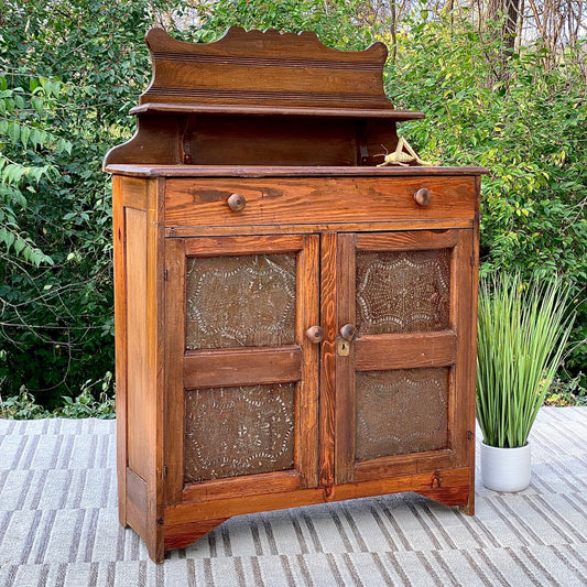 Vintage Wooden Pie Safe