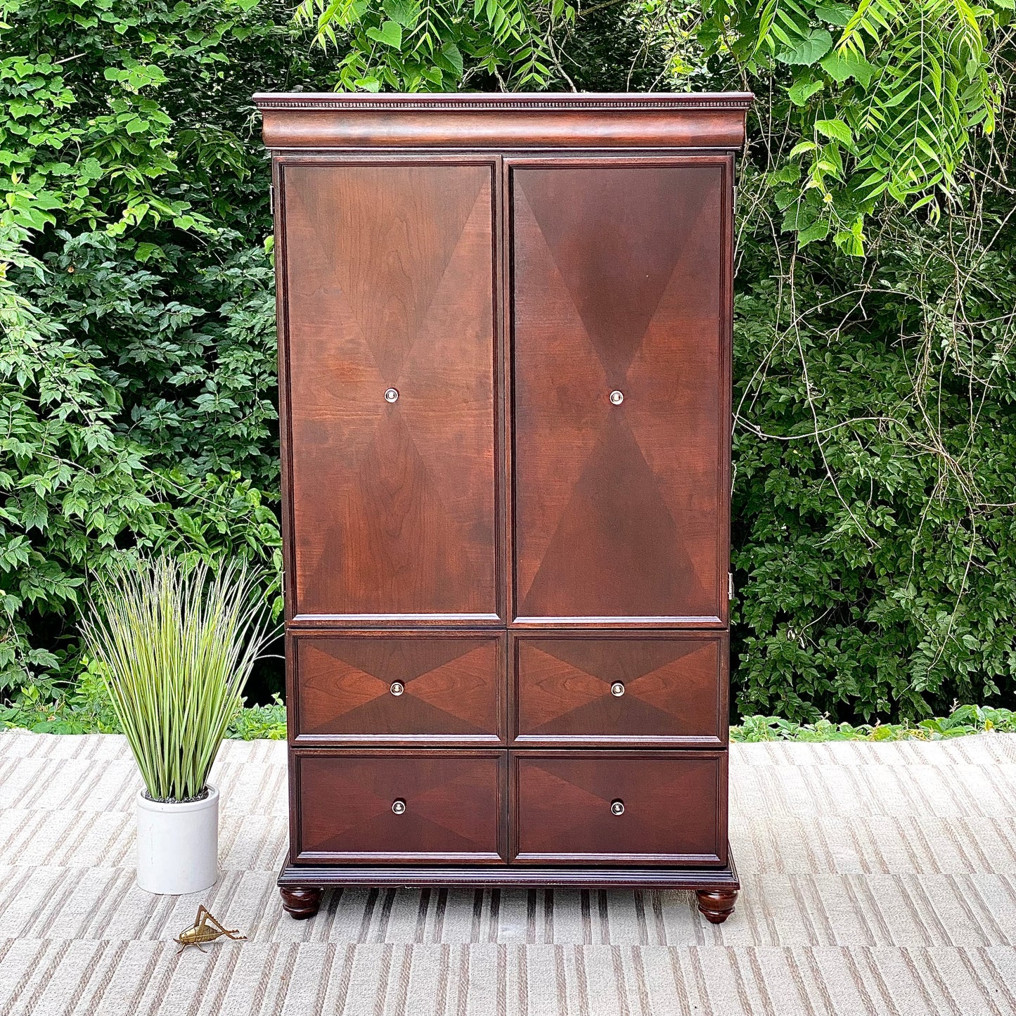 Nice Wooden Storage Armoire Cabinet