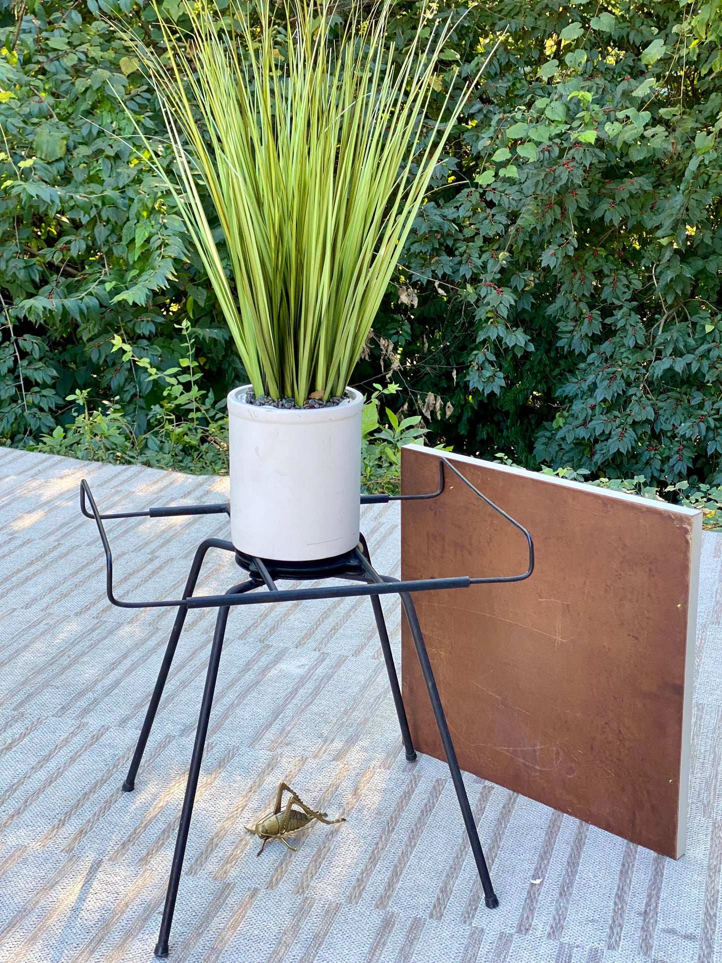 Vintage MCM Laminate Side Table