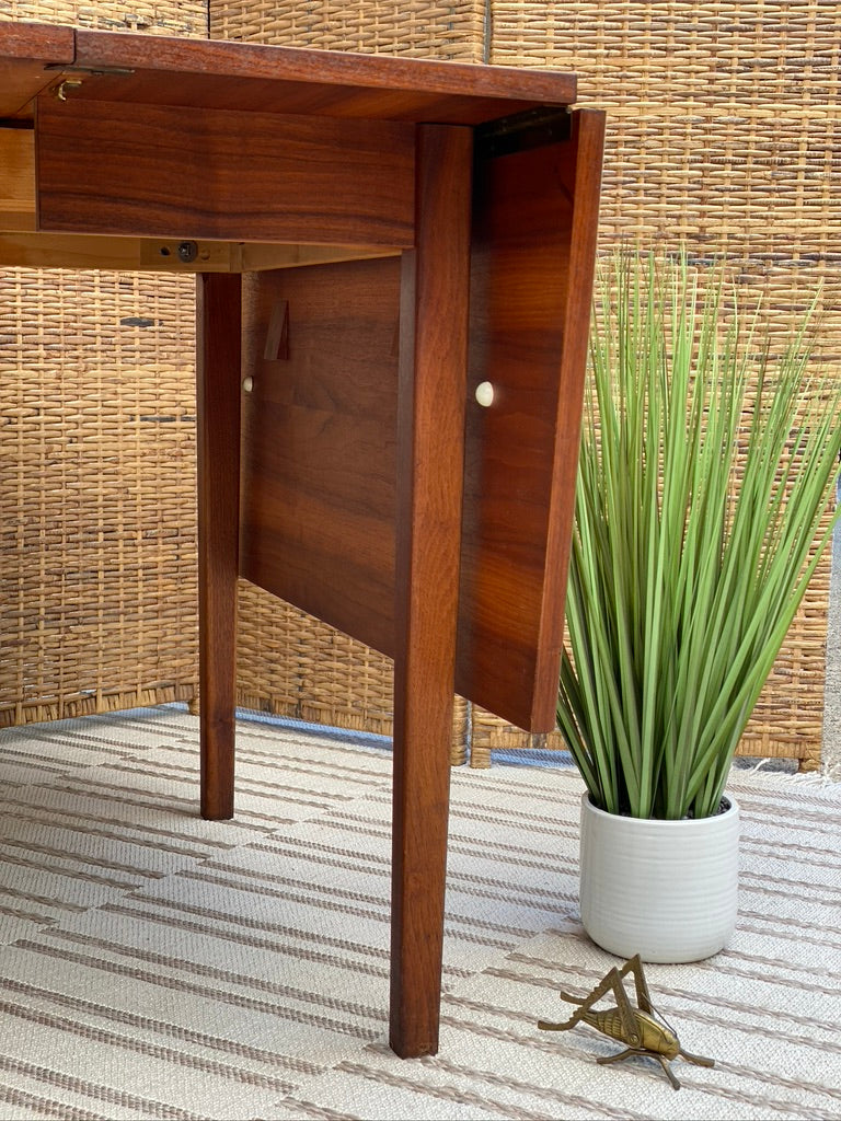 Retro MCM Walnut Dining Table