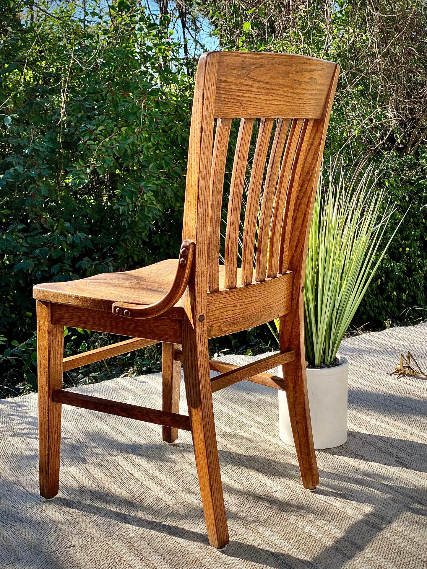 Vintage Oak Desk Chair