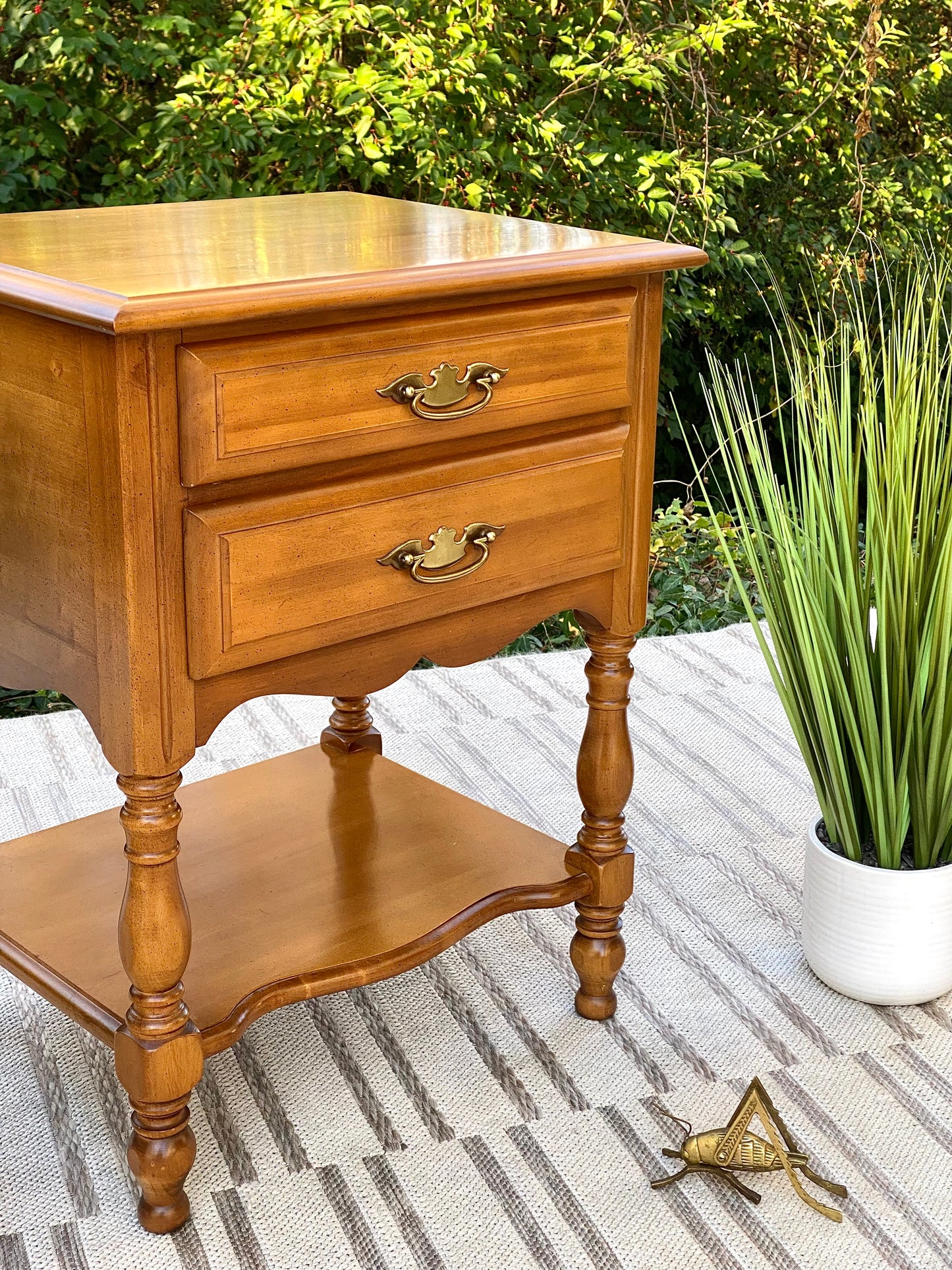 Pair of Vintage Maple Sumter Nightstands