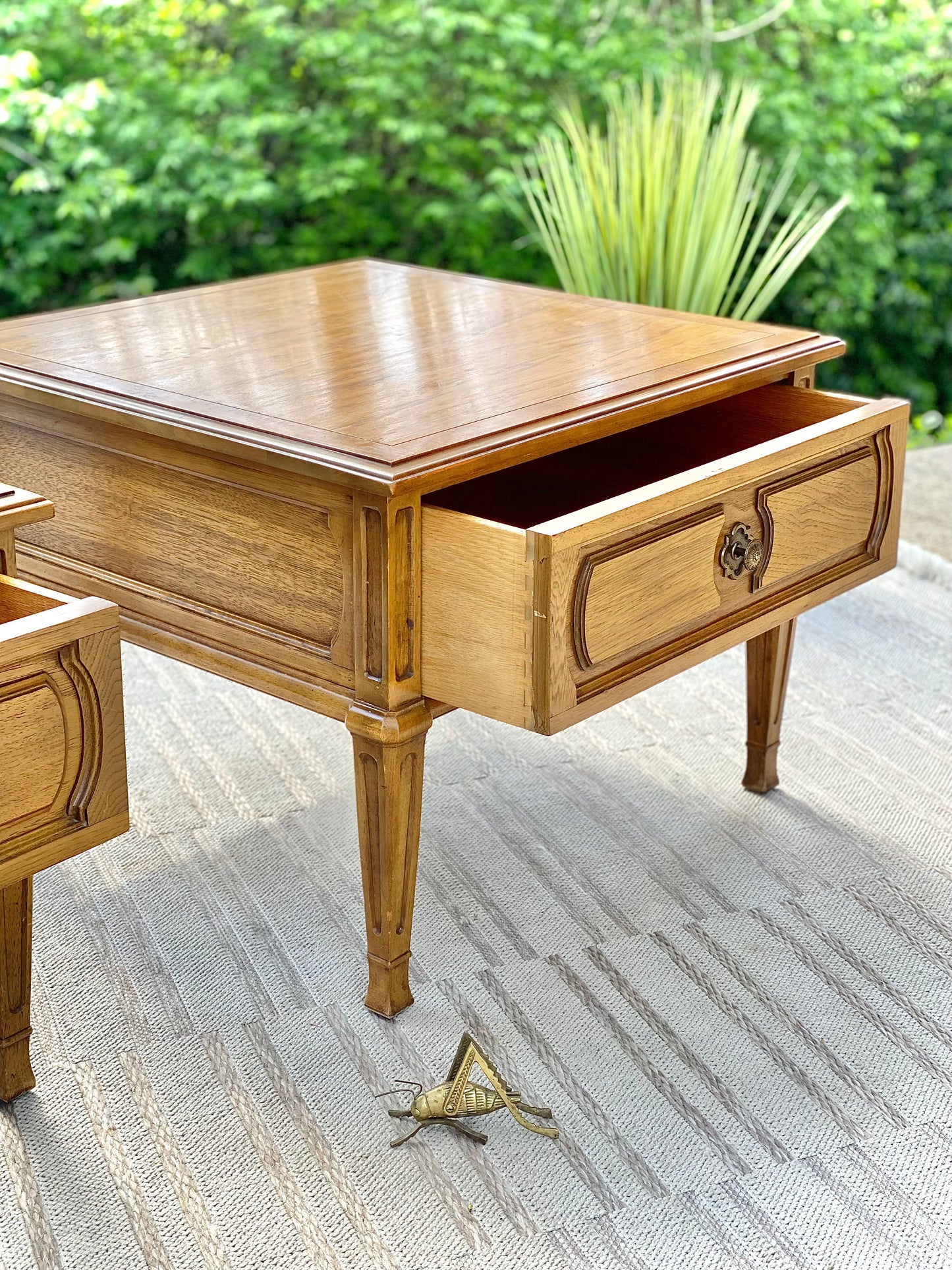 Vintage Pair of Thomasville Wooden Side Tables