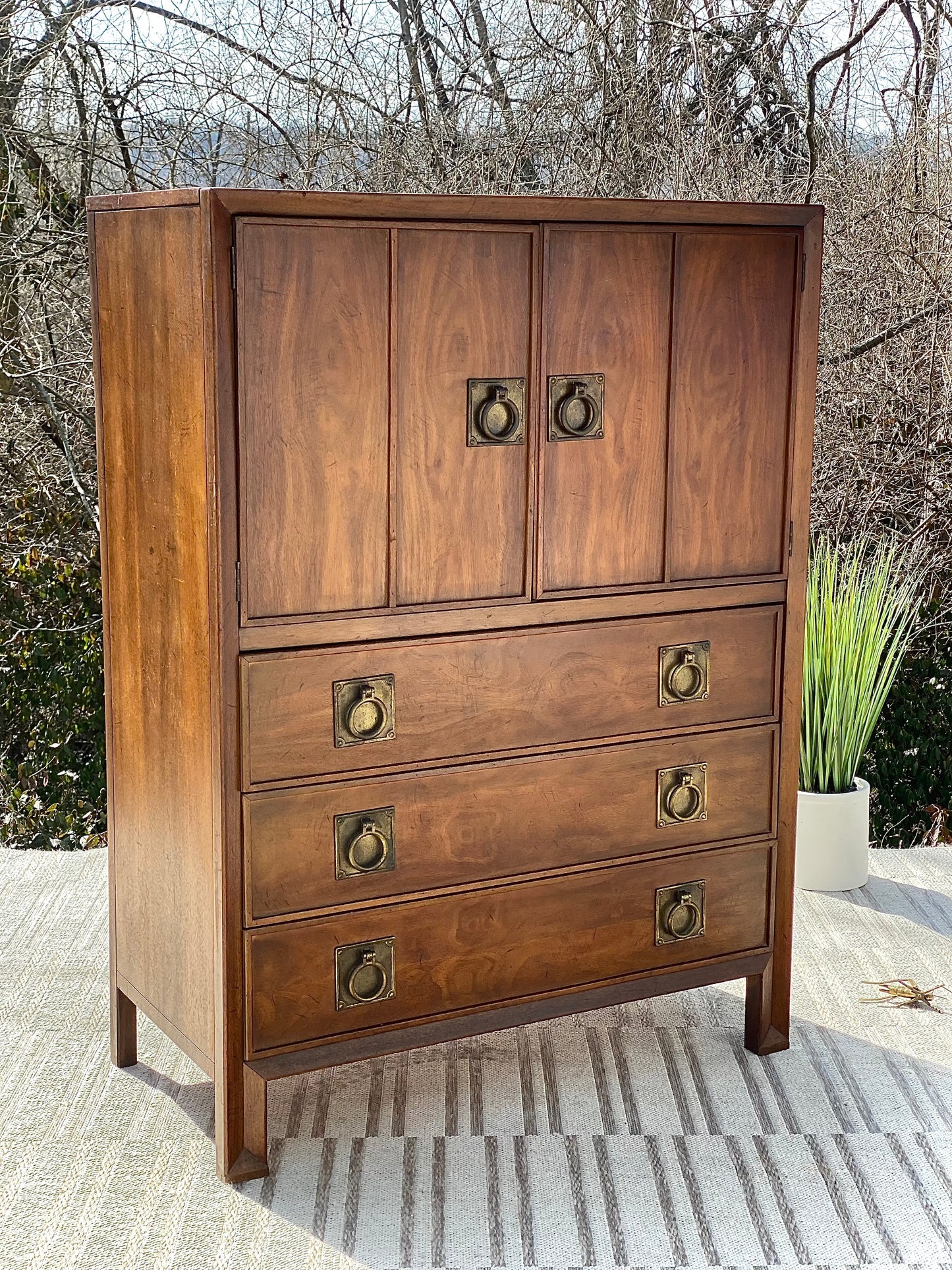 Vintage MCM American of Martinsville Highboy Dresser