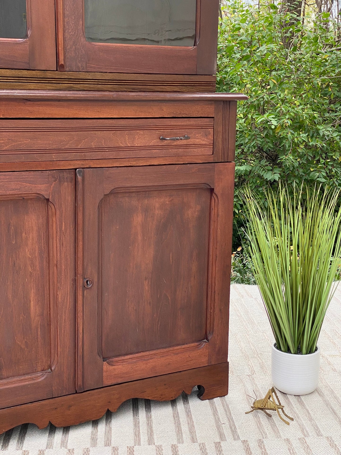 Vintage Wooden Farmhouse Cabinet
