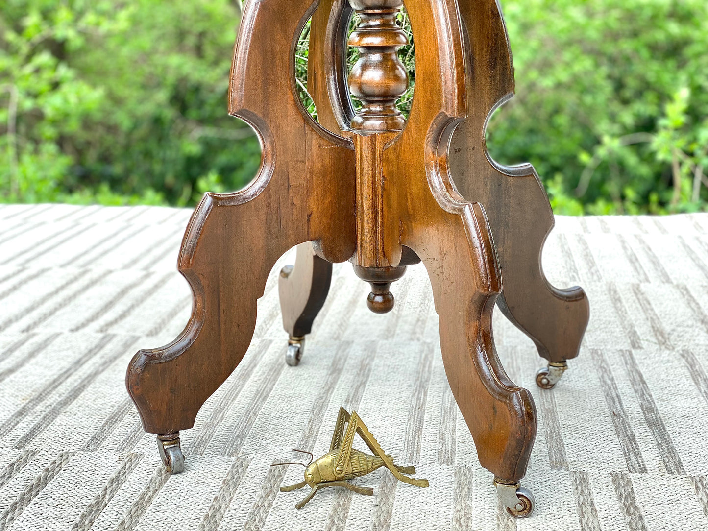Vintage Plant Stand Side Table