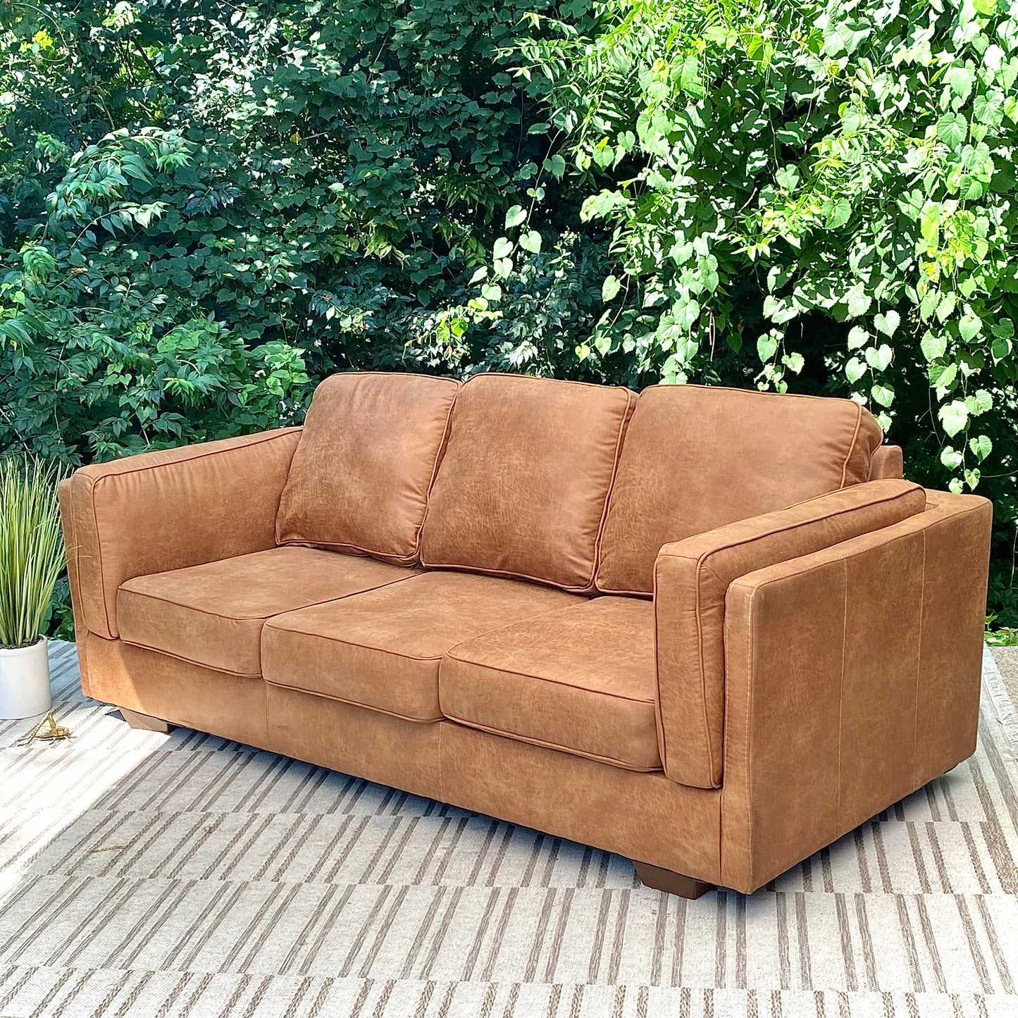 Beautiful Genuine Leather Sofa Couch