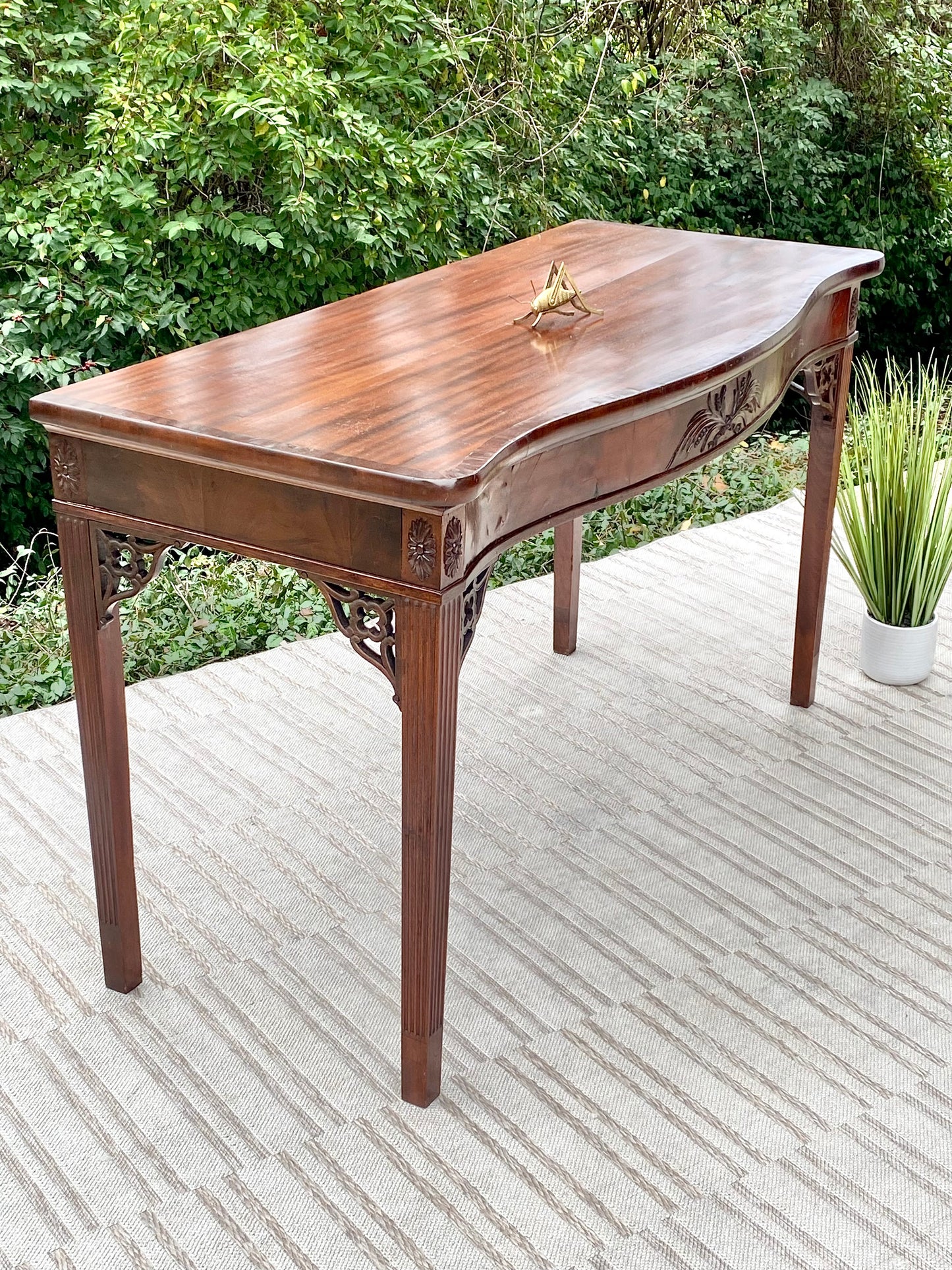 Vintage Mahogany Hallway Table