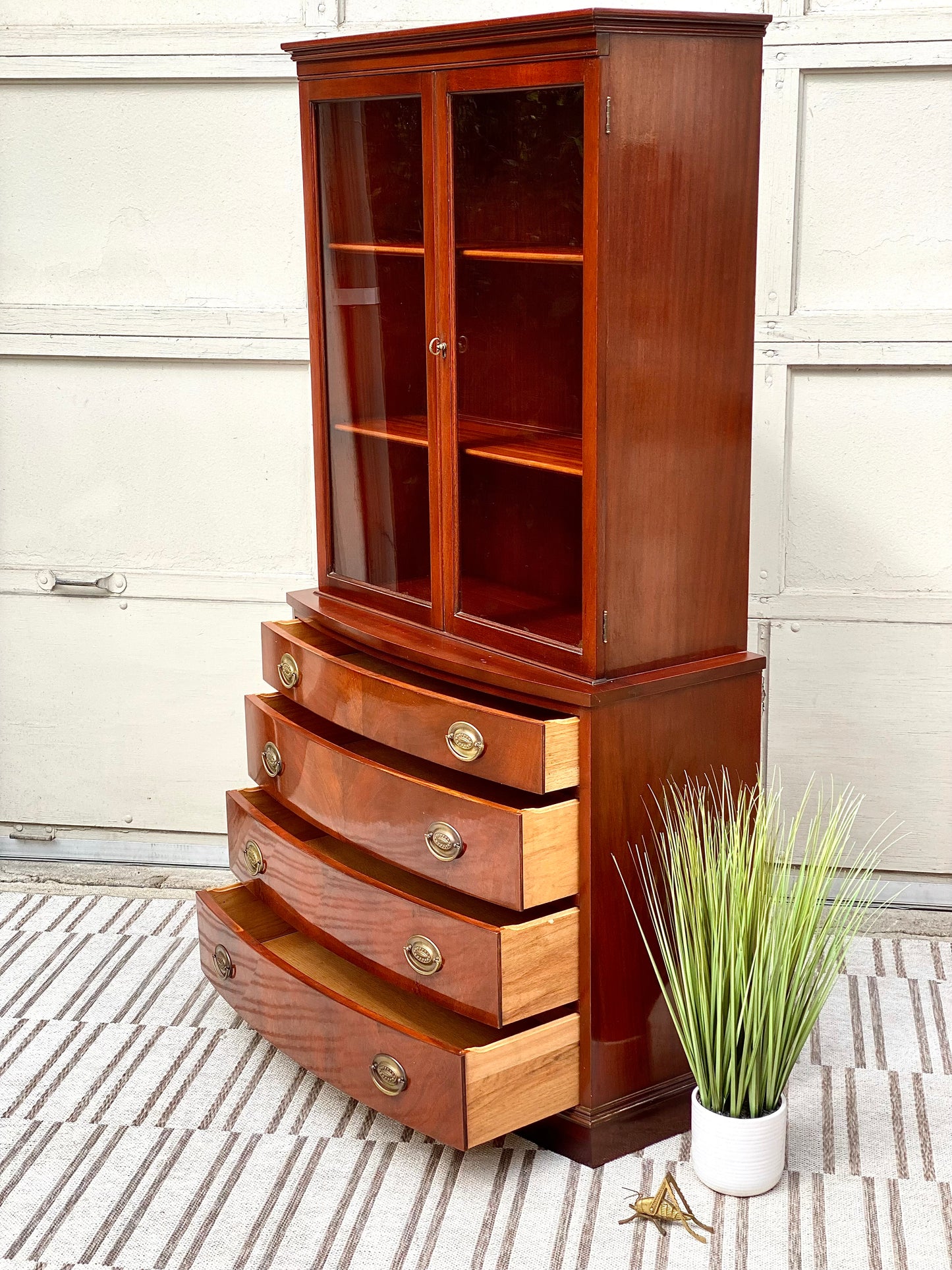 Vintage Walnut Georgian Cabinet