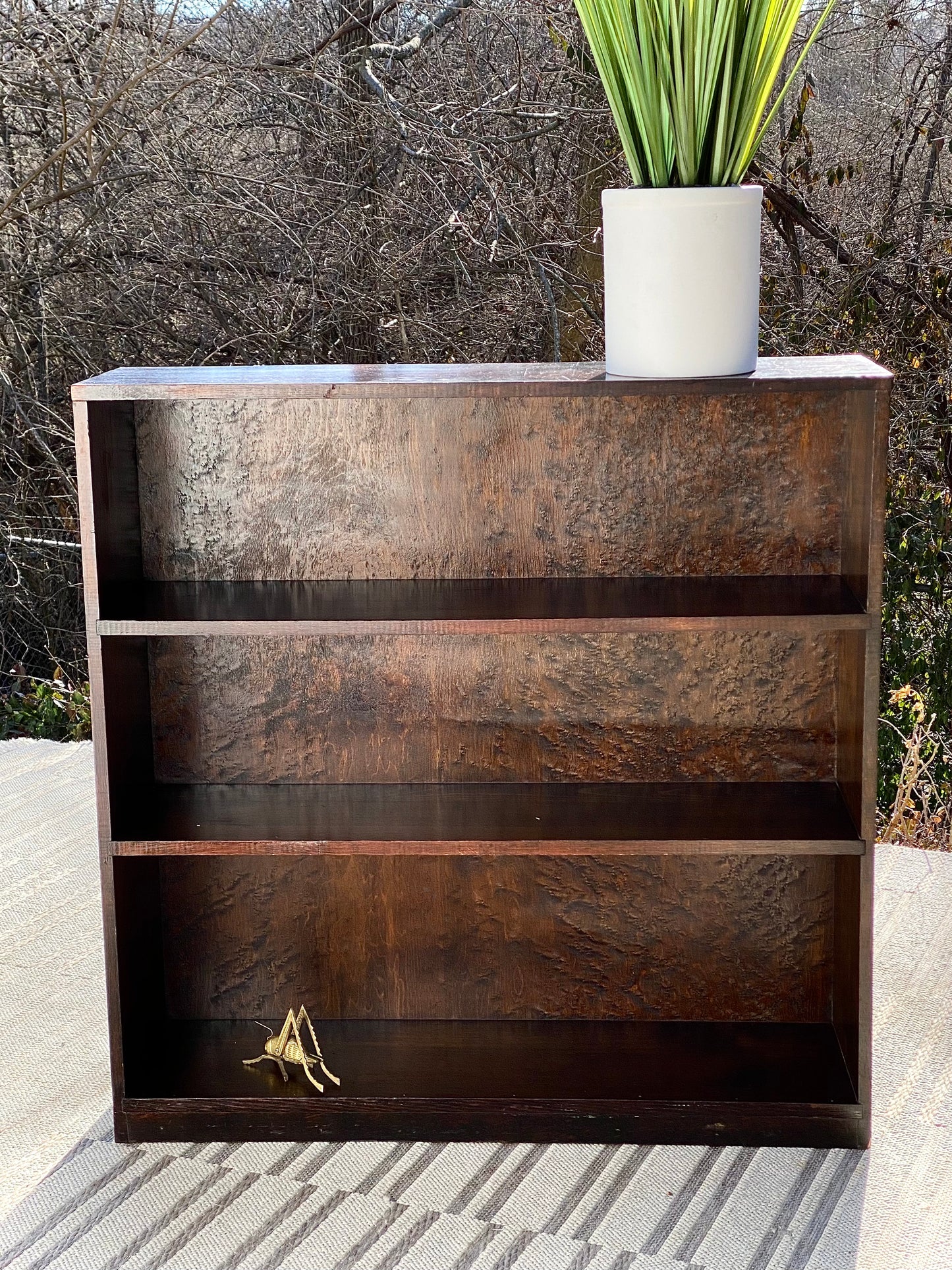 Vintage Wooden Bookshelf