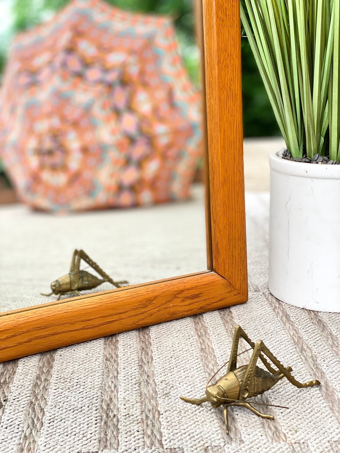 Nice Vintage Wooden Mirror