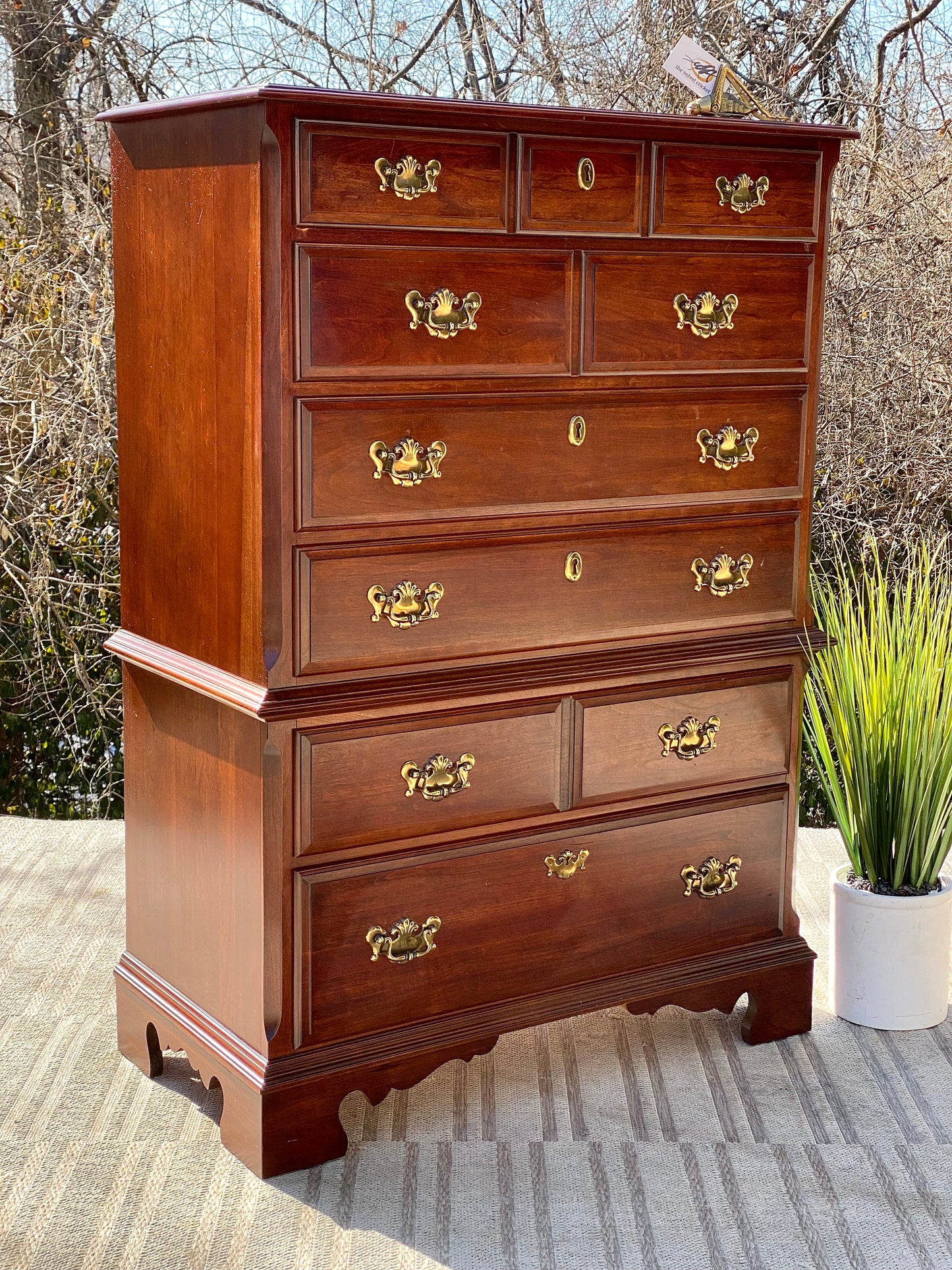 Beautiful Pennsylvania House Wooden 6 Drawer Dresser