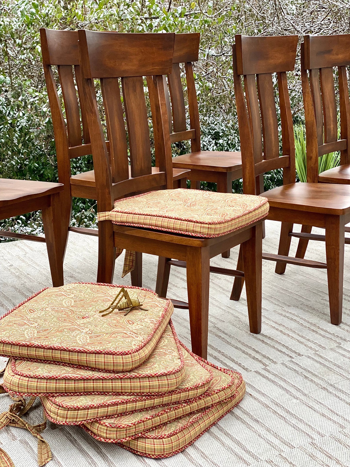 Set of 6 Modern Wooden Chairs