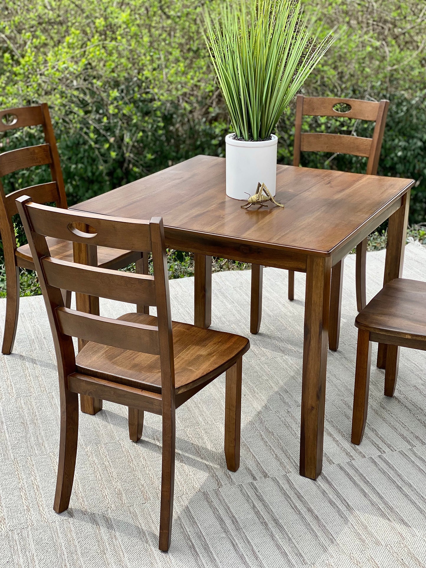 Nice Wooden Table & 4 Chair Set