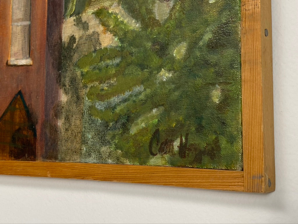Signed Local Cincinnati Framed Oil Painting