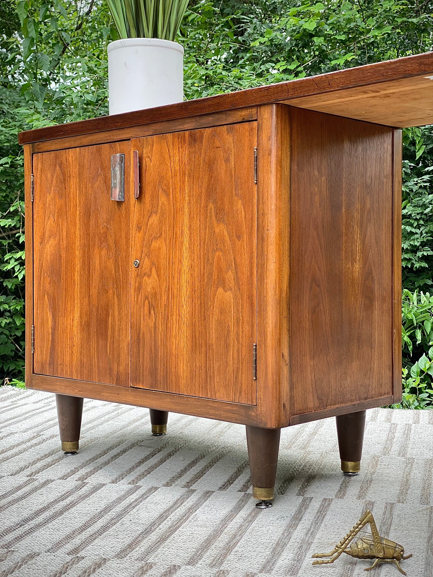 Vintage MCM Walnut Credenza