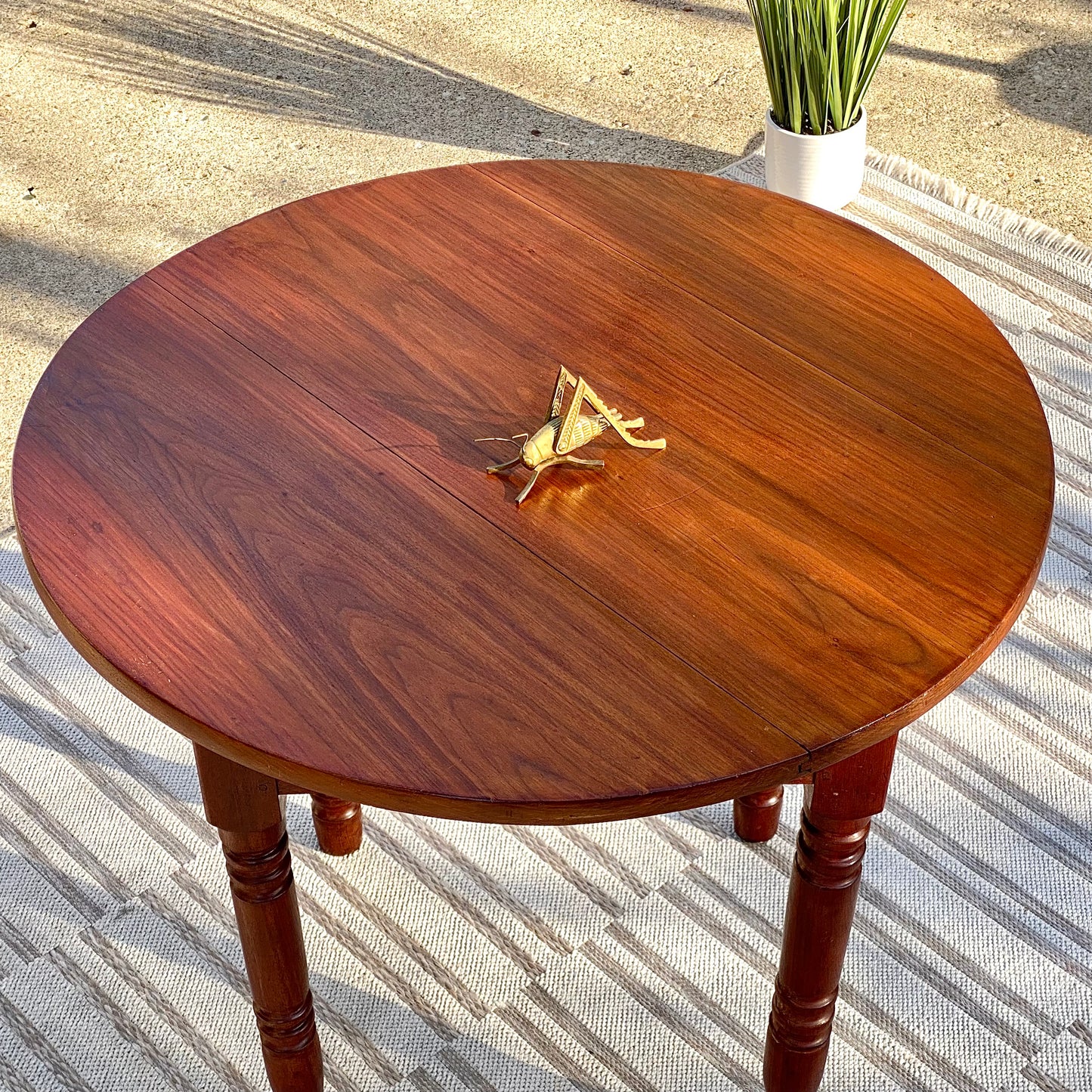 Vintage Walnut Handcrafted Farmhouse Table