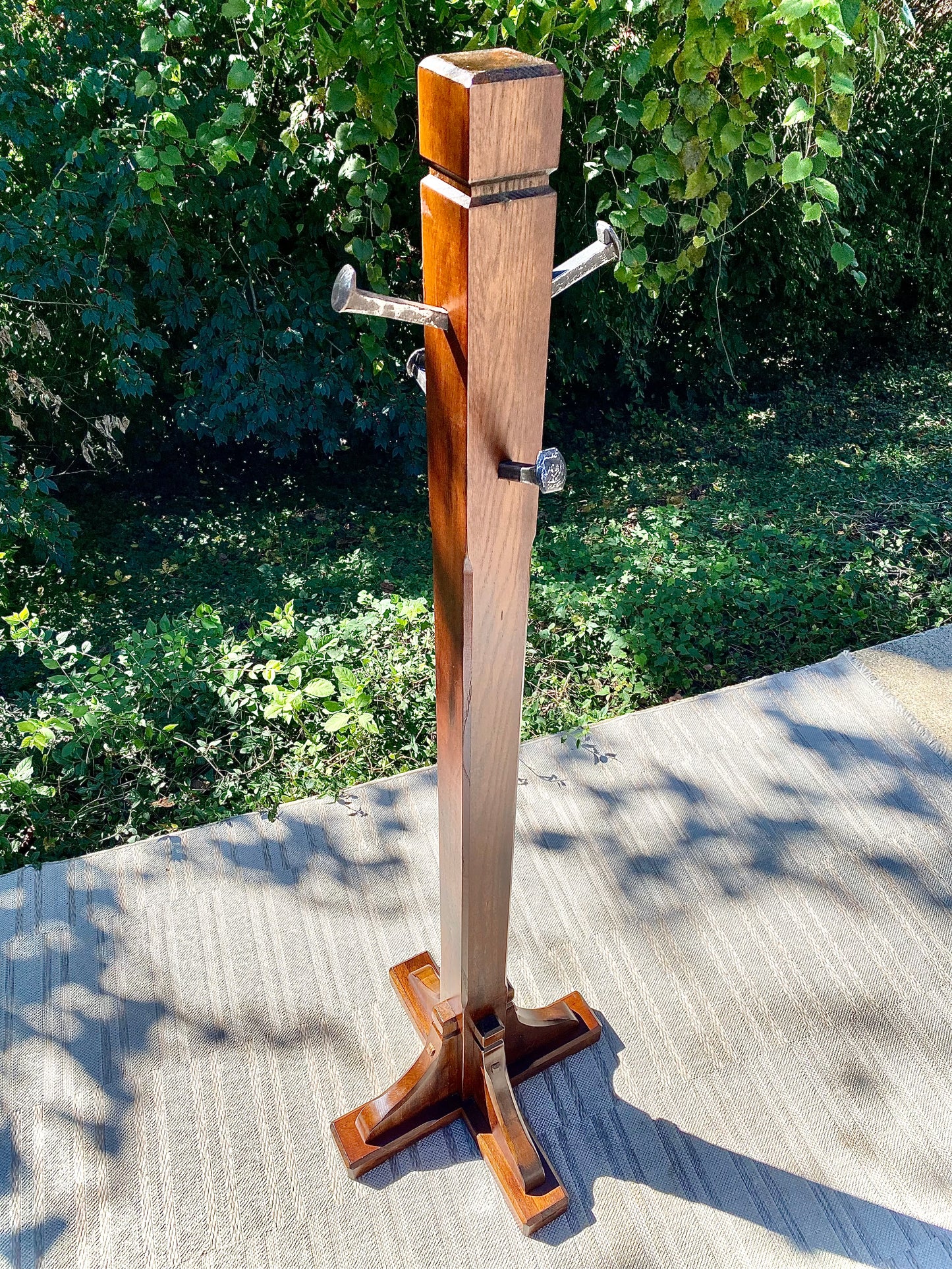 Vintage Wooden Hall Tree