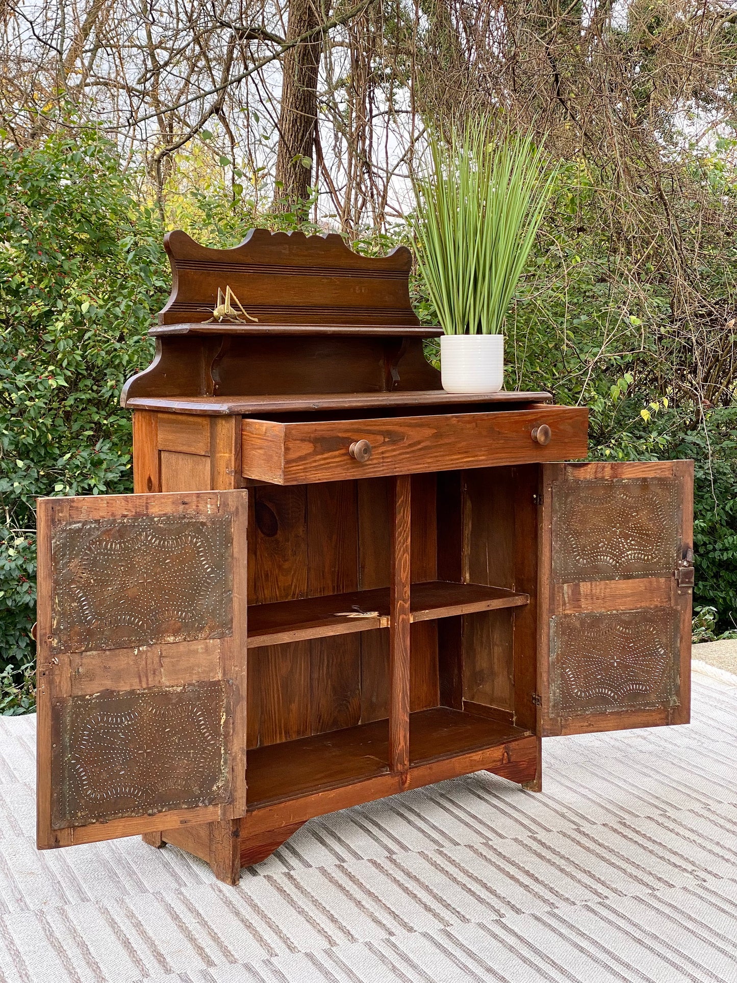 Vintage Wooden Pie Safe