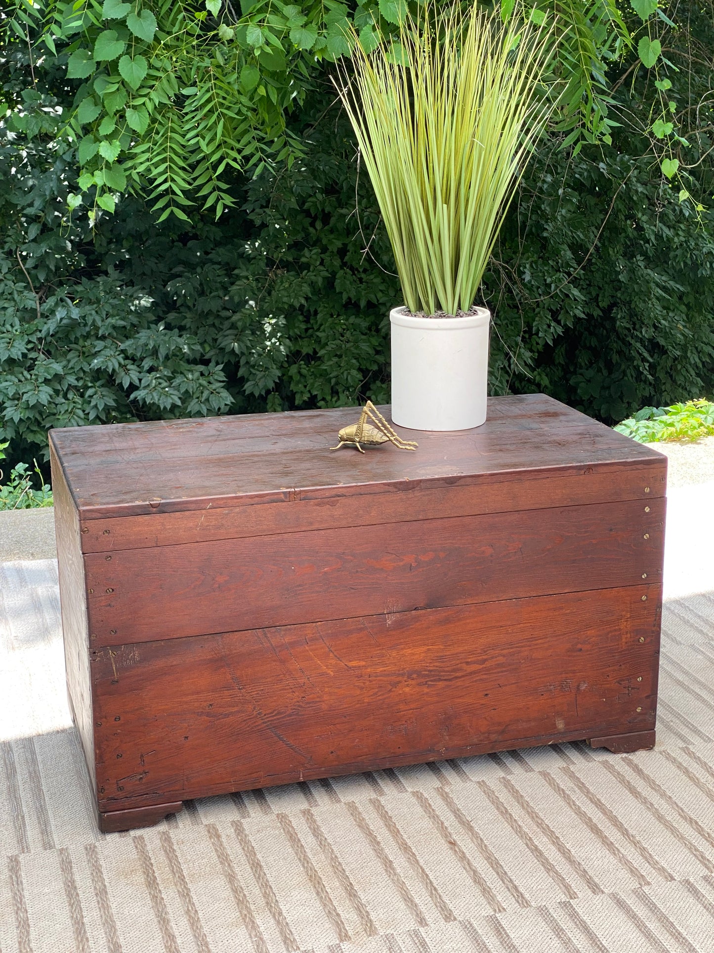 Vintage Pine Storage Truck