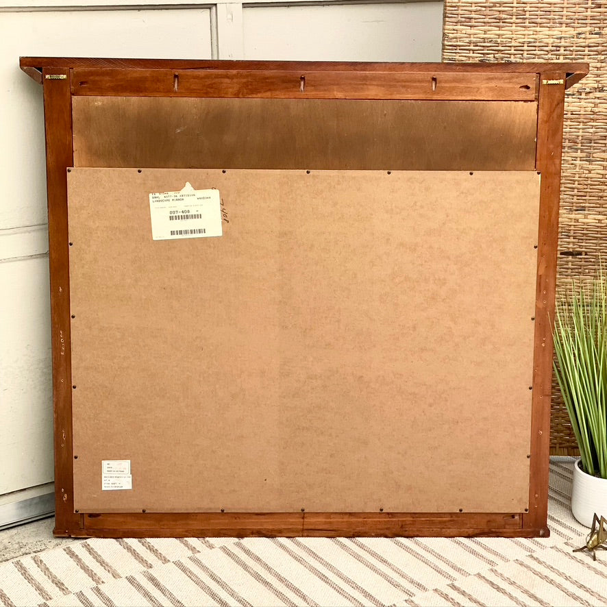 Arts & Crafts Style Wall Mirror