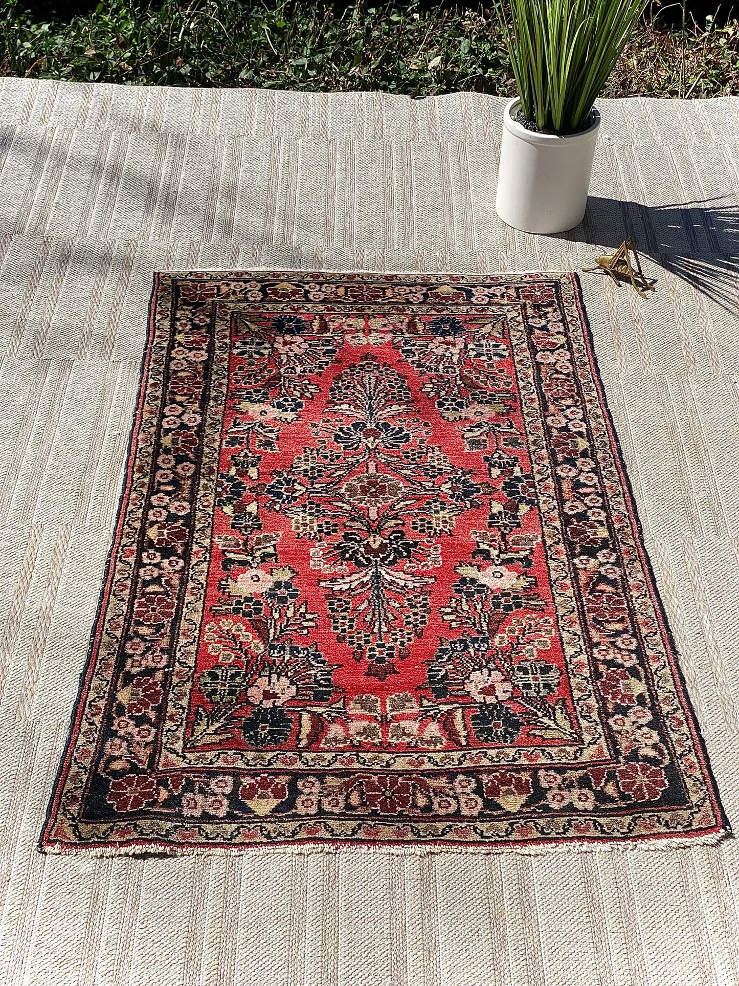 Small Vintage Persian Rug
