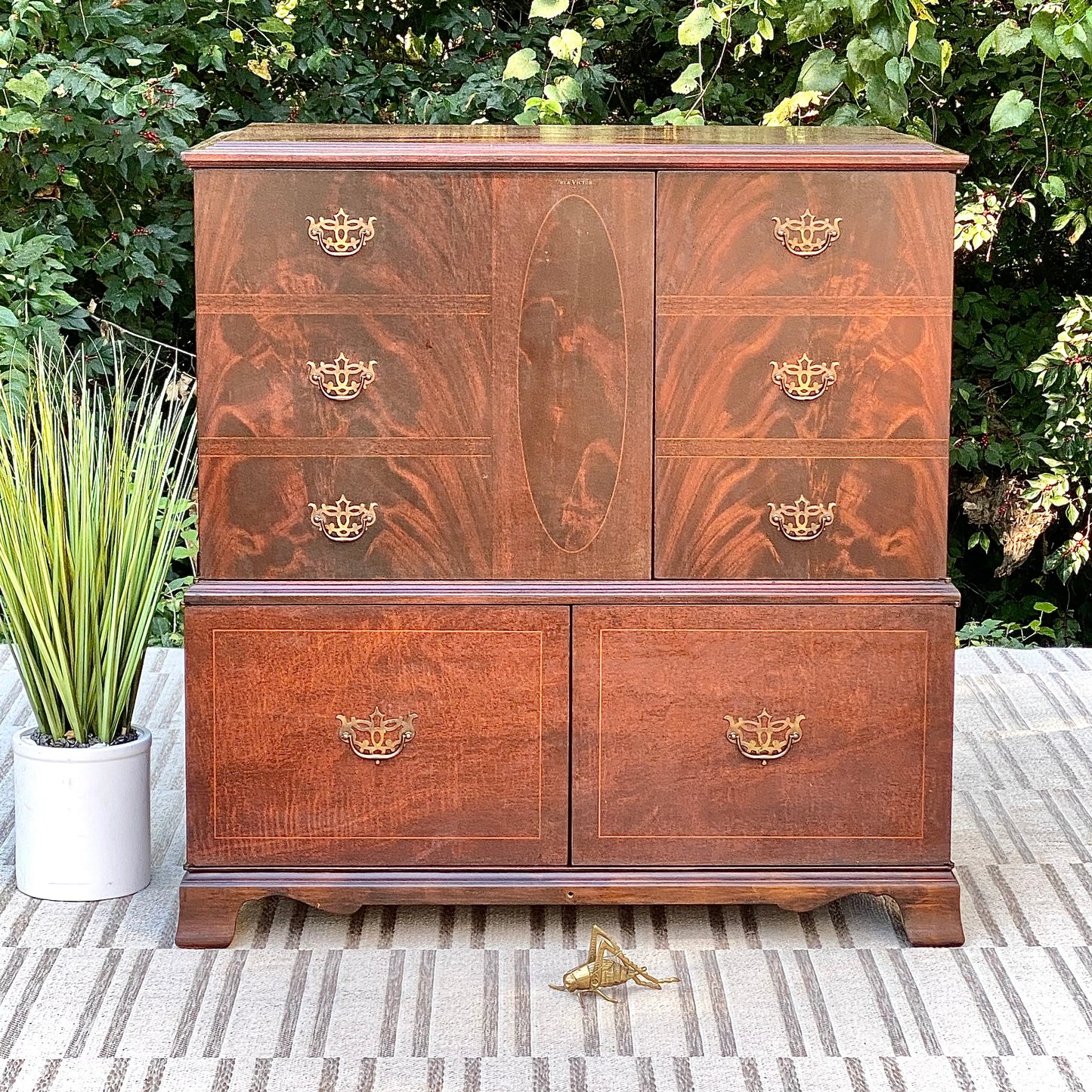 Vintage Custom Mahogany Cabinet