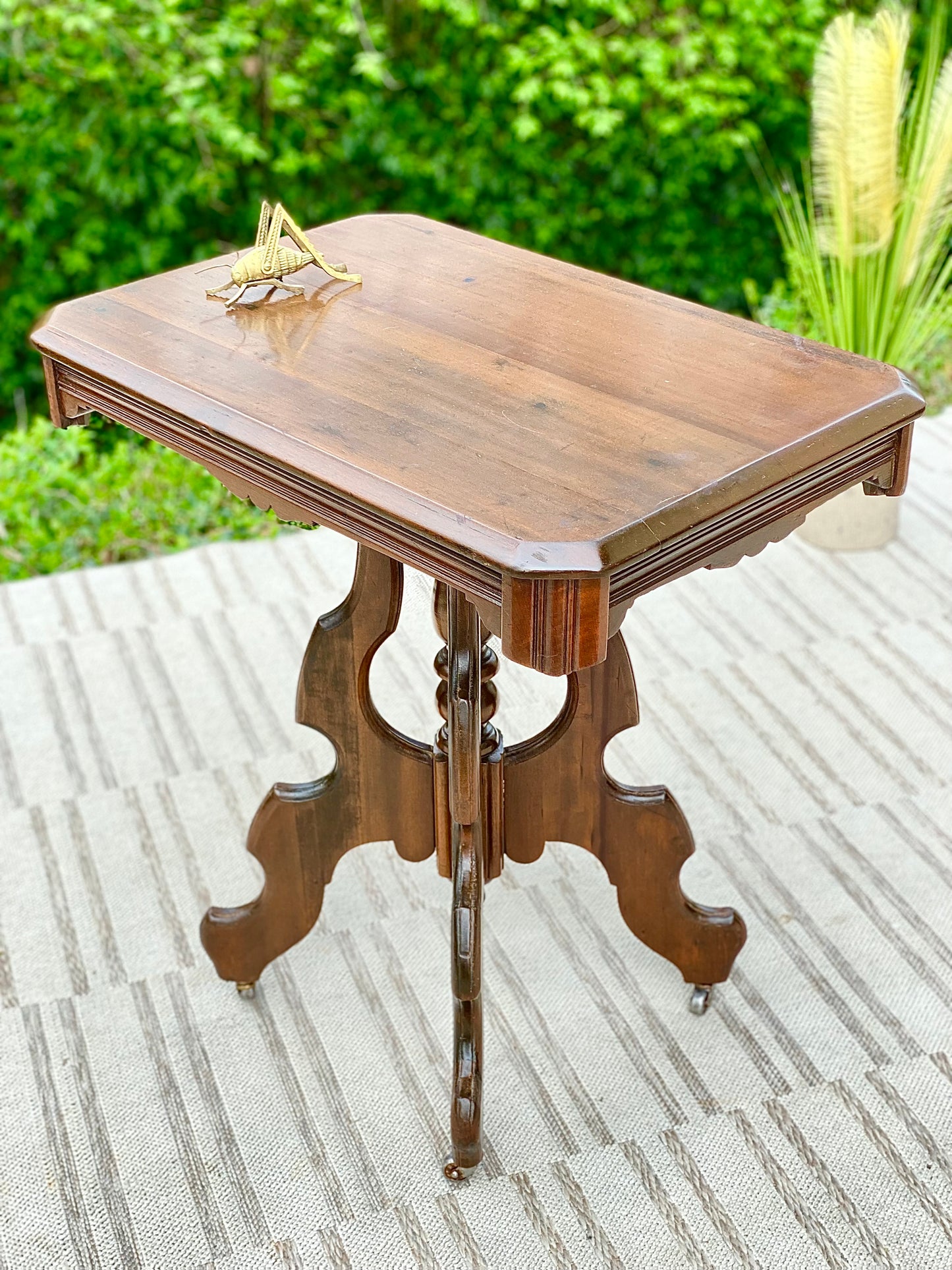 Vintage Plant Stand Side Table
