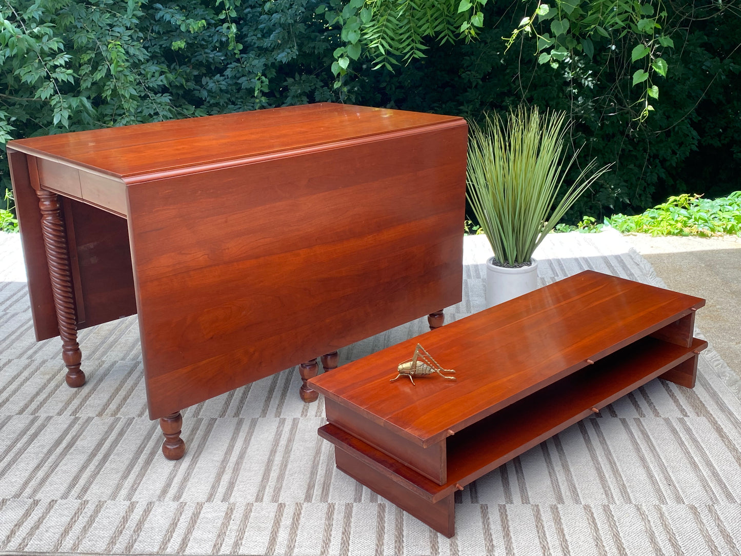 Vintage Willett Solid Cherry Table