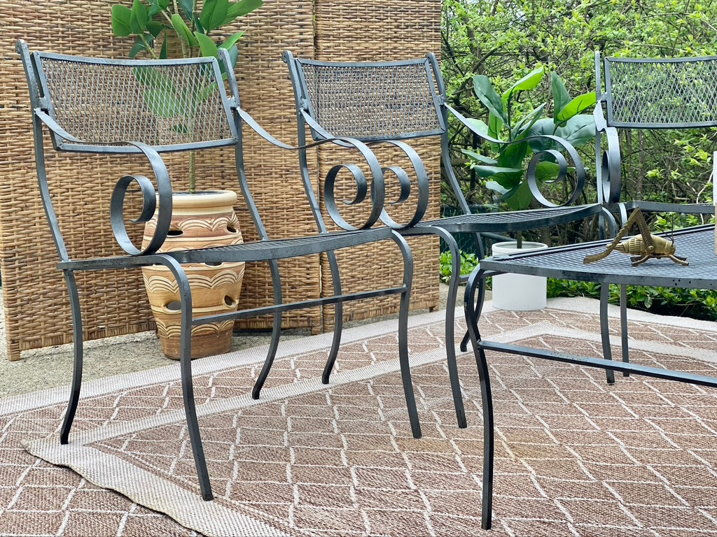 6 Piece Metal Outdoor Patio Set