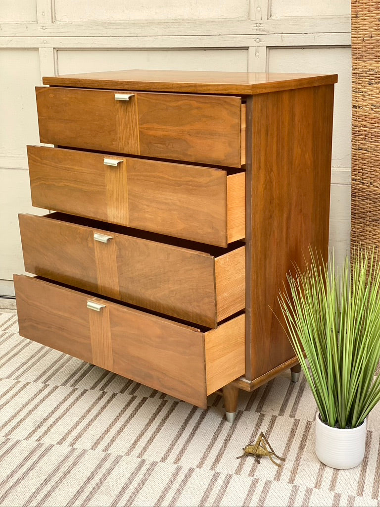 Retro MCM 4 Drawer High Dresser