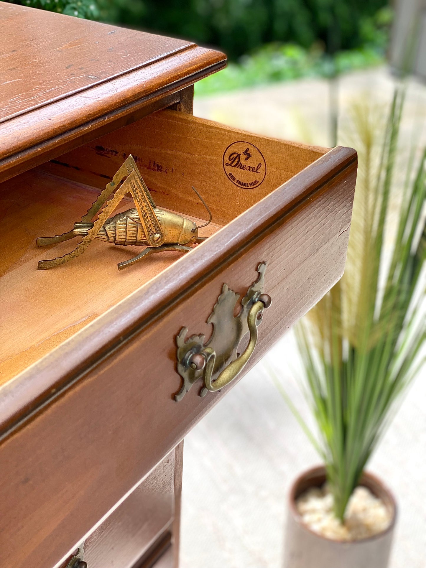 Vintage 4 Drawer Pine Dresser by Drexel
