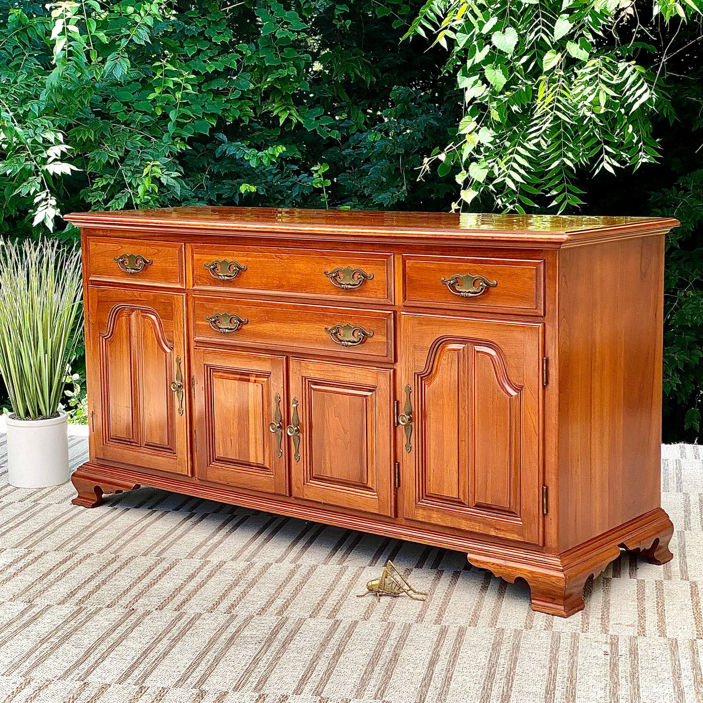 Vintage Taylor Jamestown Cherry Sideboard Buffet