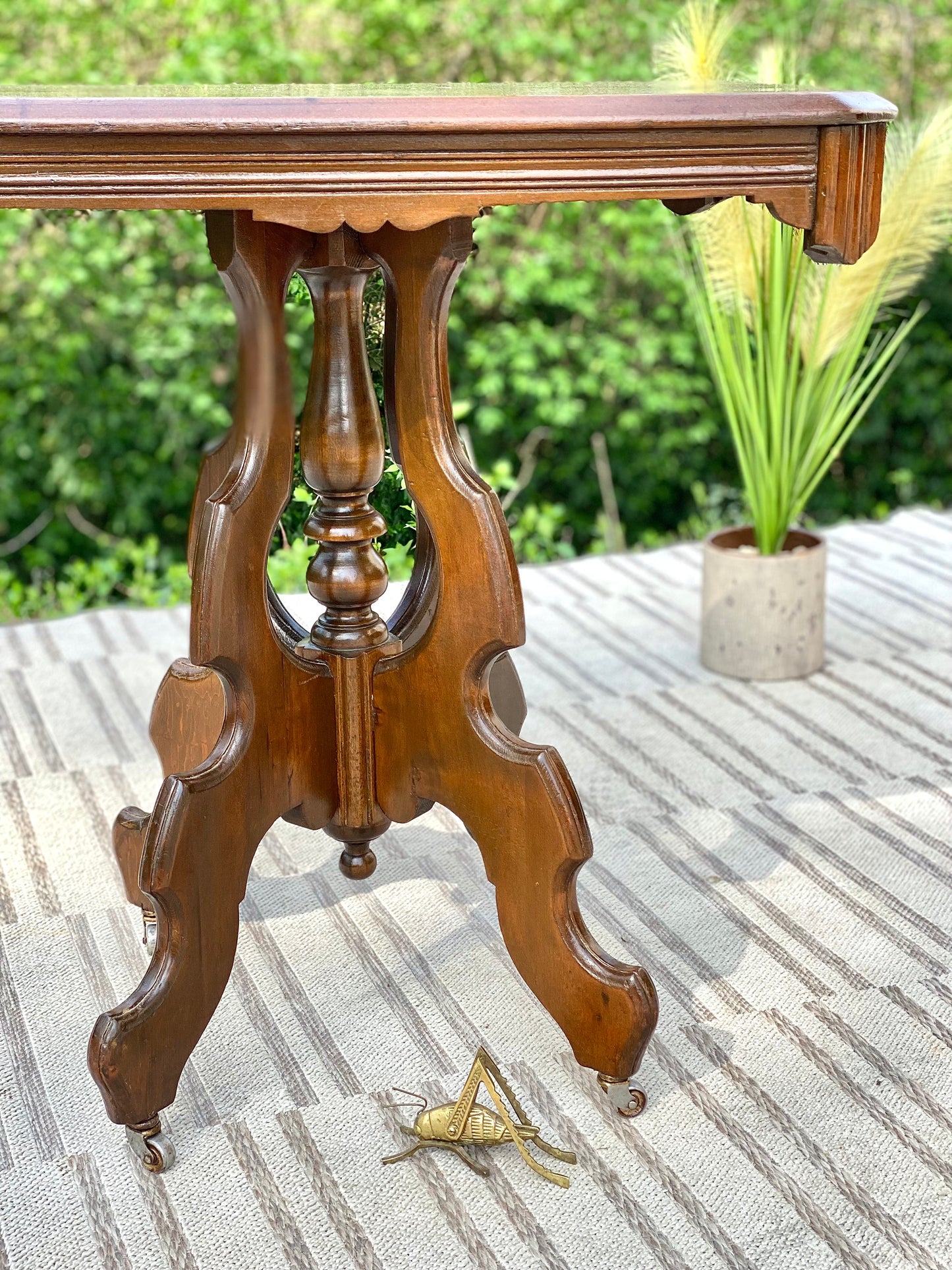 Vintage Plant Stand Side Table