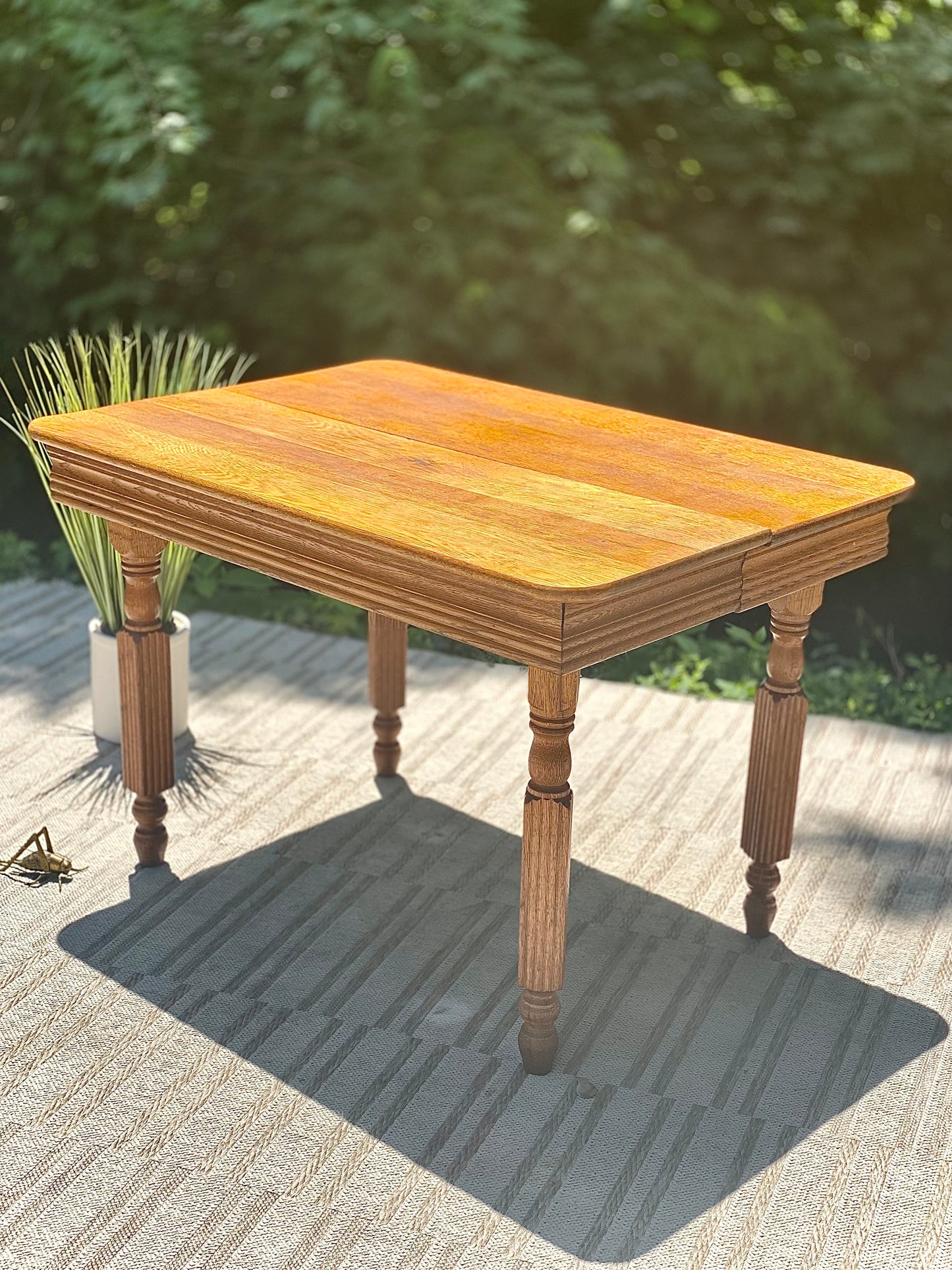 Small Vintage Oak Table