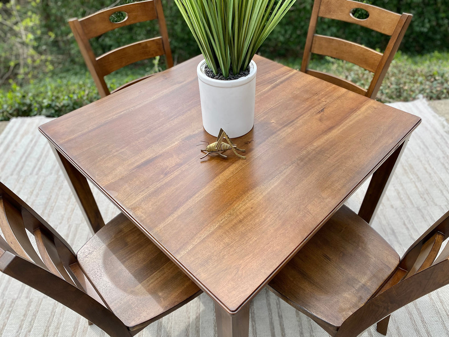 Nice Wooden Table & 4 Chair Set