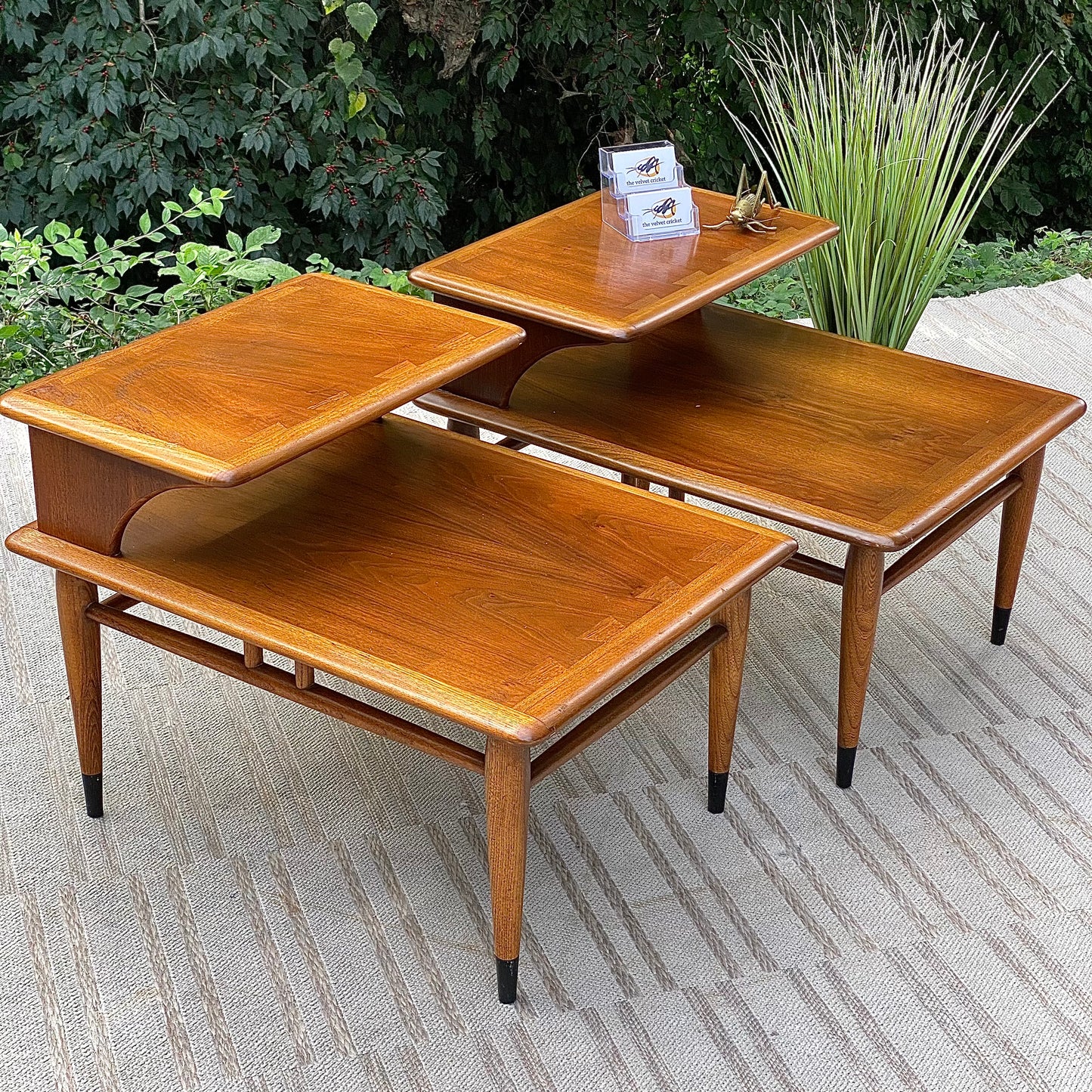 Vintage Pair of MCM Lane Acclaim Side Tables