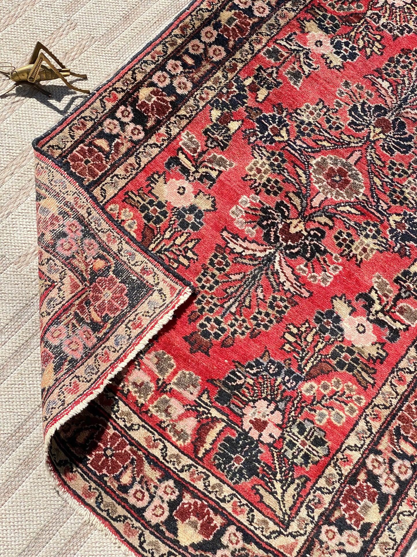 Small Vintage Persian Rug