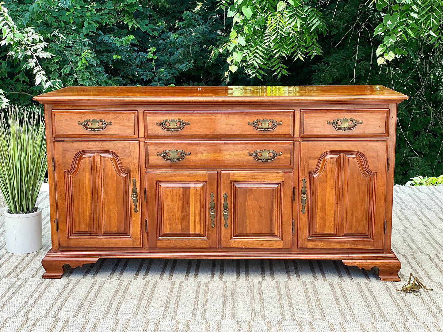 Vintage Taylor Jamestown Cherry Sideboard Buffet