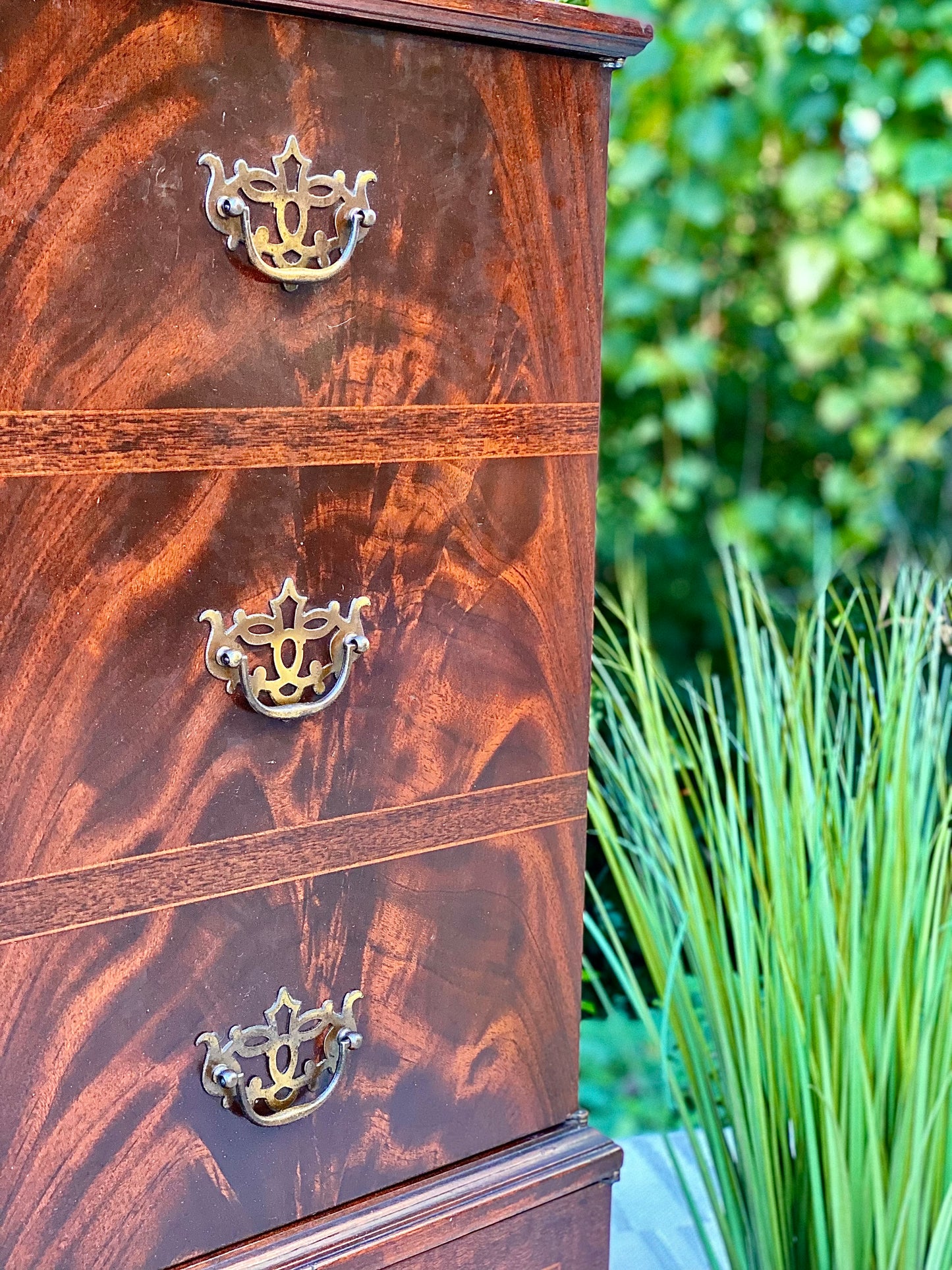 Vintage Custom Mahogany Cabinet