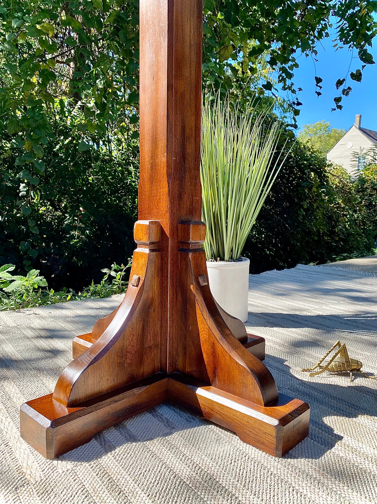 Vintage Wooden Hall Tree