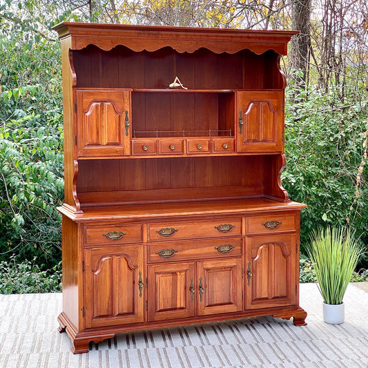 Vintage Taylor Jamestown Solid Cherry Hutch