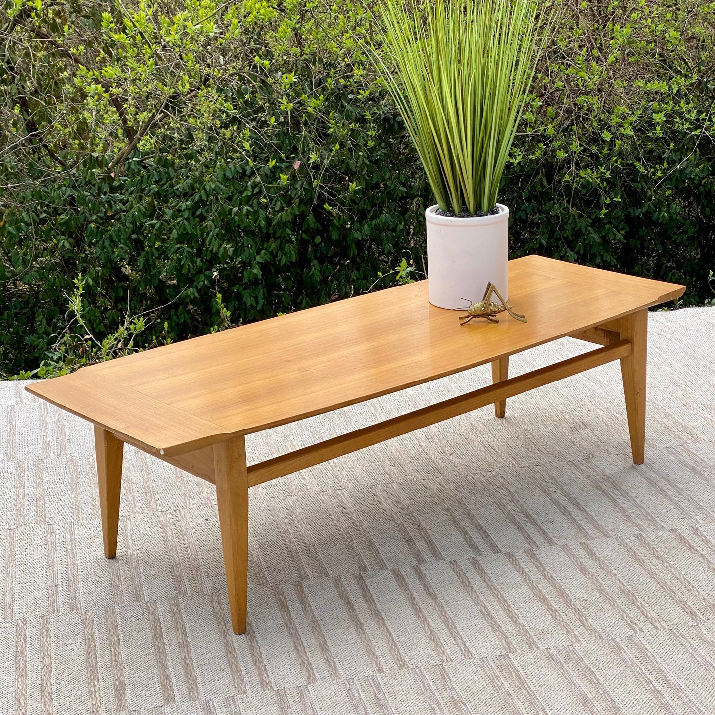 Vintage MCM Blonde Coffee Table