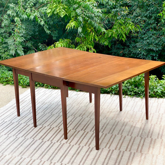 Retro MCM Solid Mahogany Dining Table