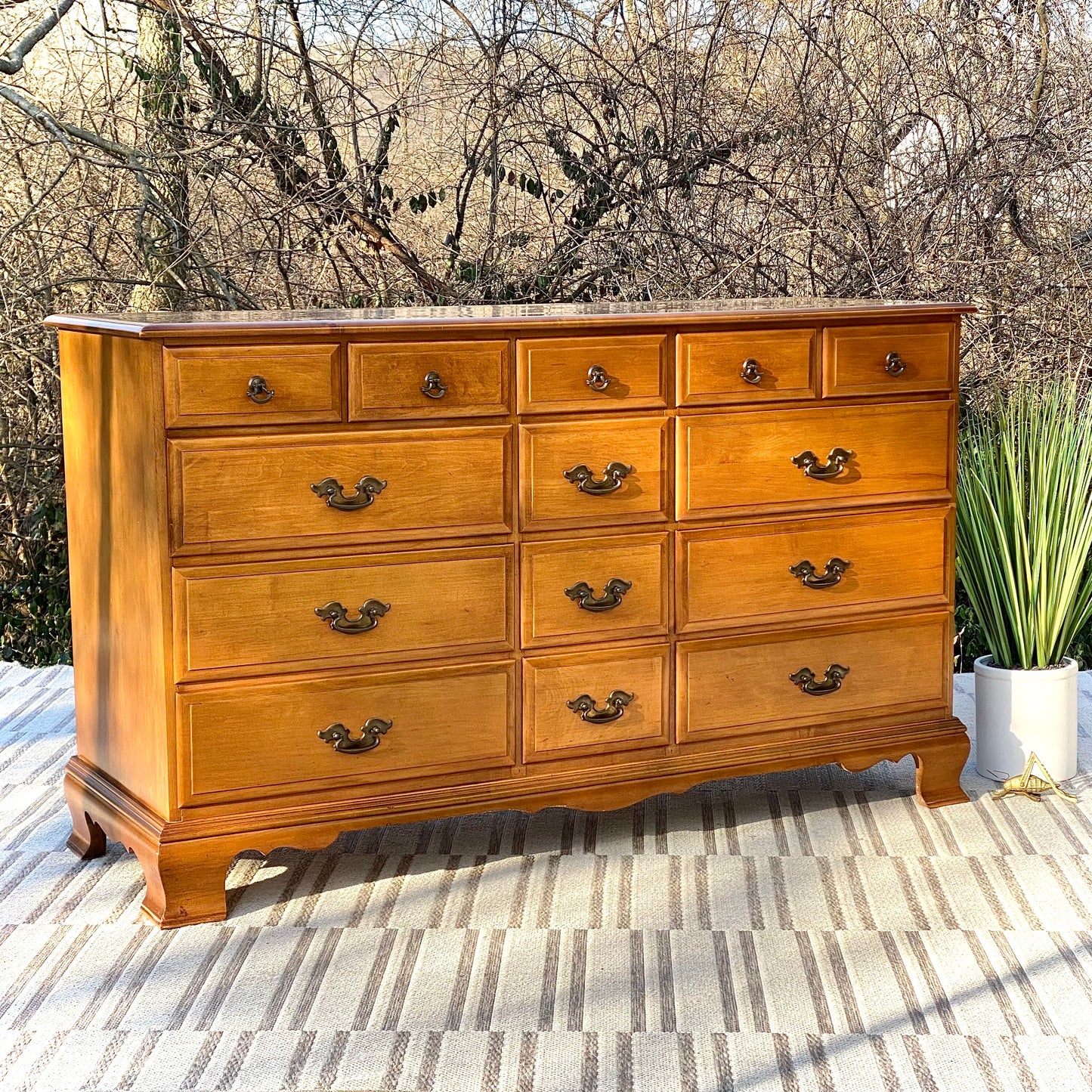 Mid Century Sumter 14 Drawer Dresser