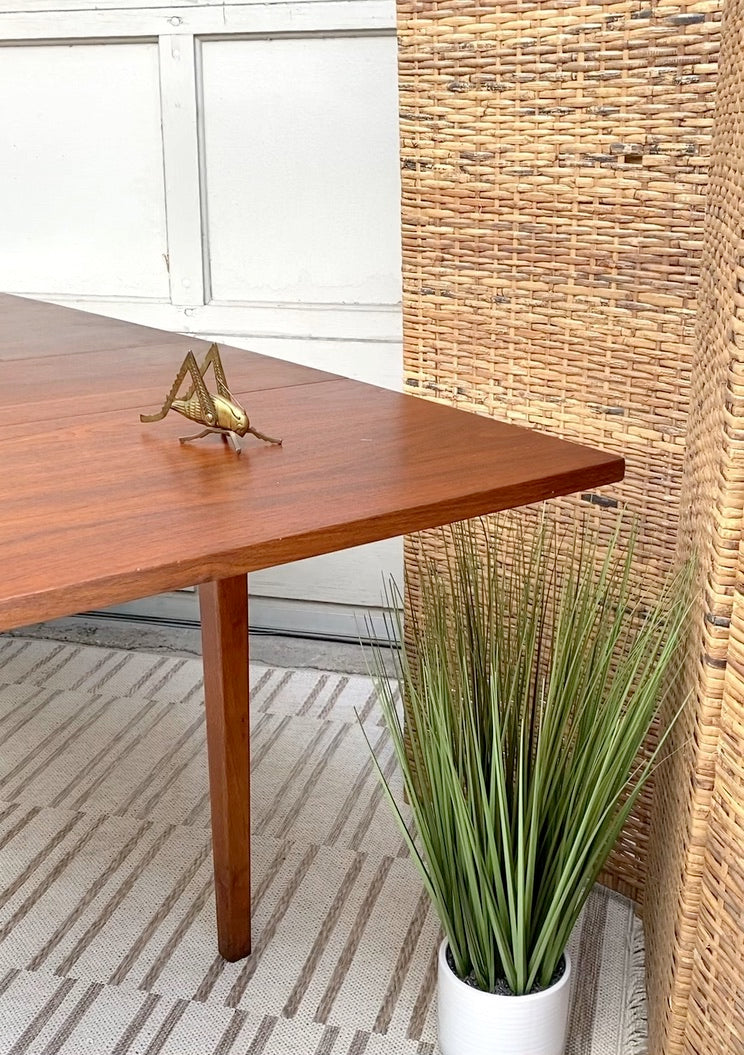 Retro MCM Walnut Dining Table