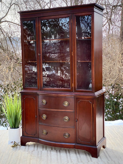Vintage Federal Mahogany Hutch