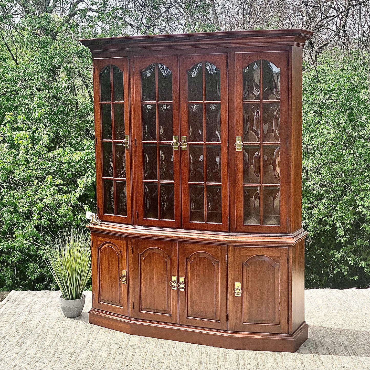 Beautiful Pennsylvania House Cherry Display Hutch