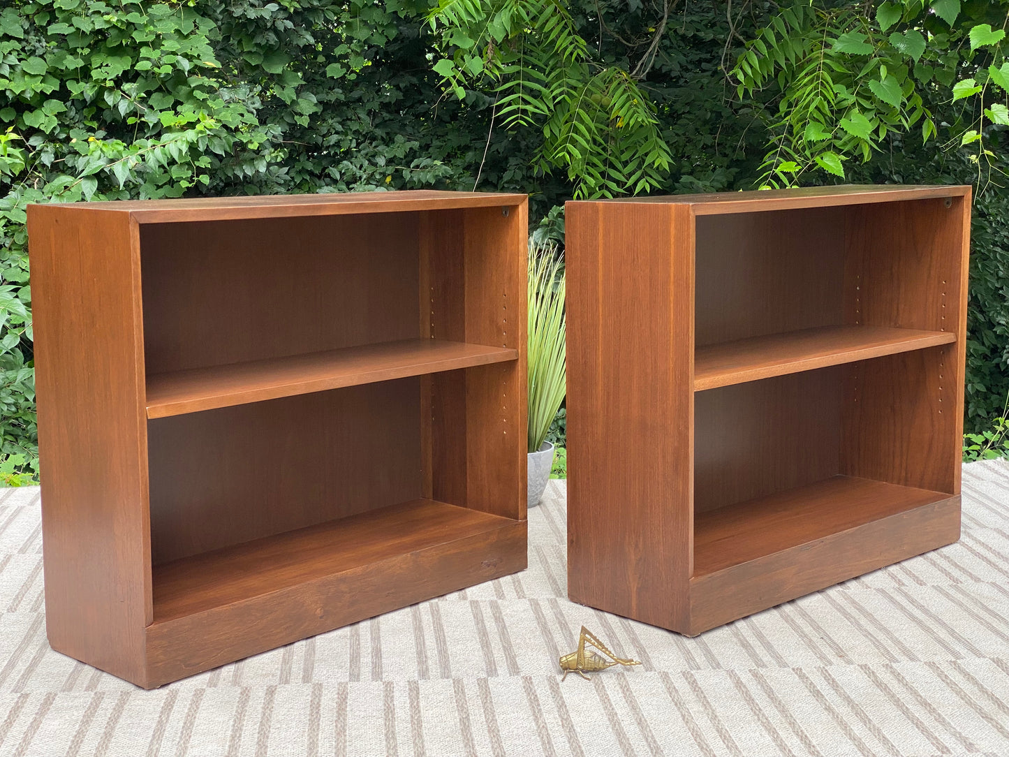 Pair of Vintage Wooden Hale Bookshelves
