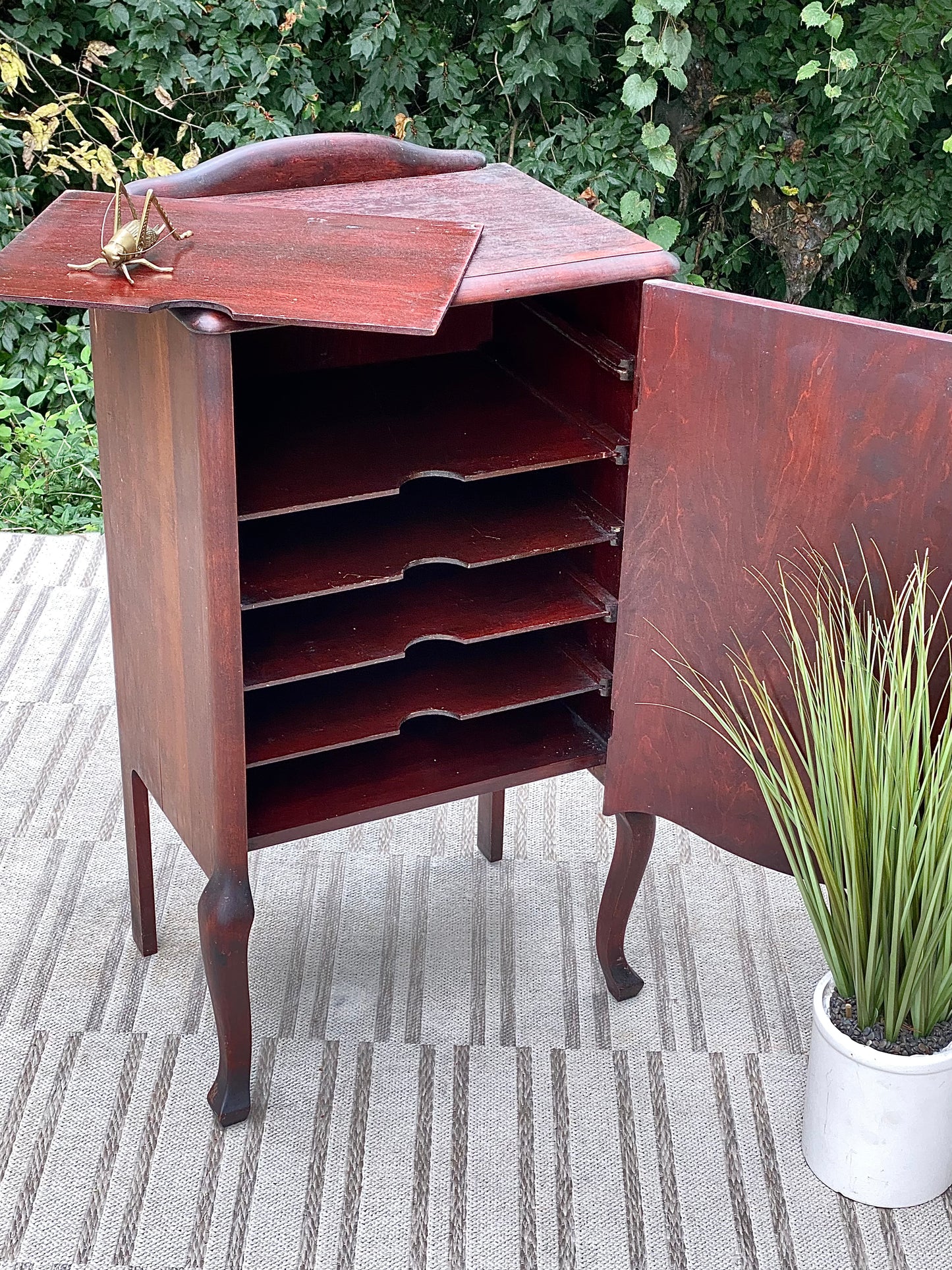 Vintage Mahogany Floor Cabinet
